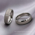 Wholesale Jewelry Design with Two Stones Titanium Ring